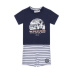 DIRKJE Set 2dílný kr. kalhoty 74 Navy+White+Stripe