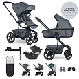 EASYWALKER SET Kočárek 4v1 Harvey⁵ Premium Mineral Grey XXL RWS + CYBEX Aton B2 i-Size