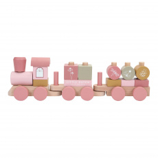 Tiamo Little Dutch Dřevěný vláček pink Tiamo Little Dutch Dřevěný vláček pink