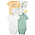 CARTER'S Body krátký rukáv Veggies neutrál LBB 5 ks PRO, vel. 46