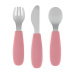 PETITE&MARS Sada příborů s nerezové oceli Take&Match Dusty Rose 12m+