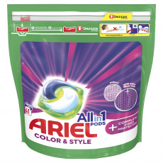 ARIEL All-in-1 PODS Color&Style Complete Fiber Protection Kapsle gélové na praní, 41 praní ARIEL All-in-1 PODS Color&Style Complete Fiber Protection Kapsle gélové na praní, 41 praní