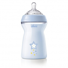 CHICCO Láhev kojenecká Natural Feeling 330 ml chlapec 6m+