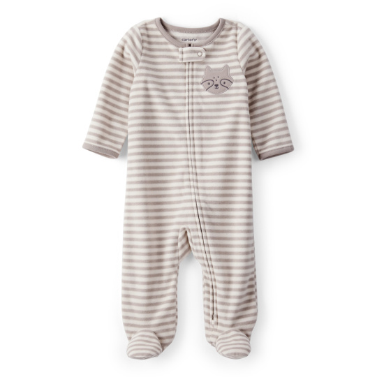 CARTER'S Overal na zip fleece Sleep & Play brown Fox chlapec 6m/vel.68 CARTER'S Overal na zip fleece Sleep & Play brown Fox chlapec 6m/vel.68