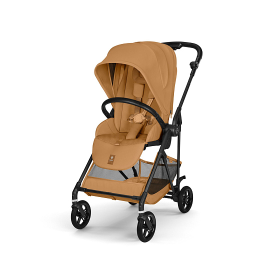 CYBEX Sportovní kočárek Melio Carbon Cinnamon Yellow  Gold