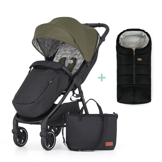 PETITE&MARS Kočárek sportovní Royal2 Black Mature Olive + PETITE&MARS fusak Jibot ZDARMA PETITE&MARS Kočárek sportovní Royal2 Black Mature Olive + PETITE&MARS fusak Jibot ZDARMA