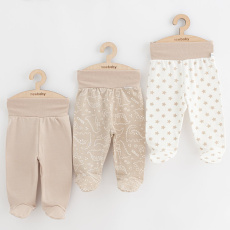 Kojenecké polodupačky New Baby Classic II Uni 3ks béžová Kojenecké polodupačky New Baby Classic II Uni 3ks béžová