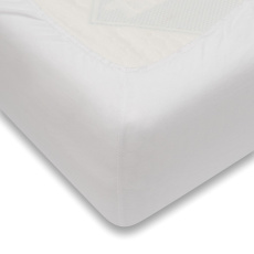 Jersey prostěradlo do dětské postele New Baby 160x80 cm bílá