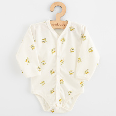 Kojenecké celorozepínací body s dlouhým rukávem z organické bavlny New Baby Olivy Kojenecké celorozepínací body s dlouhým rukávem z organické bavlny New Baby Olivy