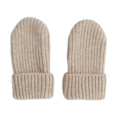 LODGER Mittens Folklore Merino Wool Beige 0 - 12 měsíců LODGER Mittens Folklore Merino Wool Beige 0 - 12 měsíců