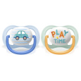 Philips AVENT Šidítko Ultra air Play 0-6m chlapec, 2 ks