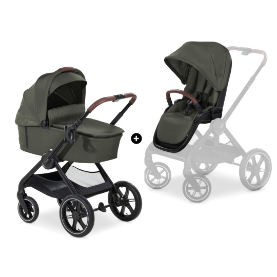 Hauck Sada 2v1 Kočárek Walk N Care Air Dark Olive