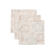 Ubrousky mušelínové 3 ks 31x31cm Elephant Tales