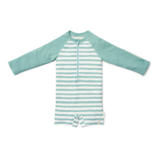 Plavky dlouhý rukáv Stripes Surf Blue vel. 74/80