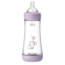 CHICCO Láhev kojenecká antikoliková Perfect5 300 ml dívka rychlý průtok 4m+ CHICCO Láhev kojenecká antikoliková Perfect5 300 ml dívka rychlý průtok 4m+