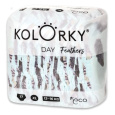 KOLORKY DAY Pleny jednorázové eko, peří XL (12-16 kg) 17 ks