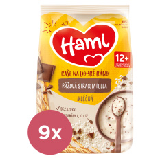 9x HAMI Kaše mléčná rýžová stracciatella 210 g