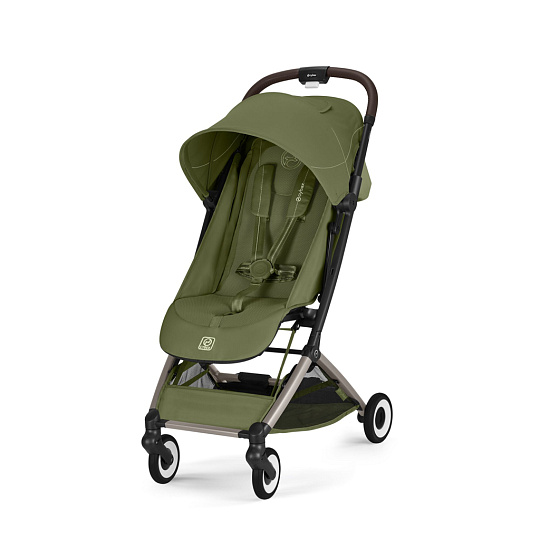 CYBEX Golfový kočárek Orfeo Moss Green Gold (Taupe Frame) Gold