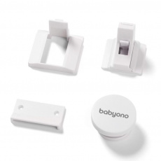BABYONO Zámky bezpečnostní magnetické White 4 ks BABYONO Zámky bezpečnostní magnetické White 4 ks