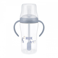 Kojenecká láhev NUK Perfect Match na učení s brčkem PENGUIN 260 ml Kojenecká láhev NUK Perfect Match na učení s brčkem PENGUIN 260 ml