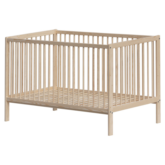 Scarlett Dětská postýlka - Scarlett DOMINIK přírodní ECO (borovice), vyndavací příčky - 140 x 70 cm