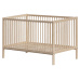 Scarlett Dětská postýlka - Scarlett DOMINIK přírodní ECO (borovice), vyndavací příčky - 140 x 70 cm