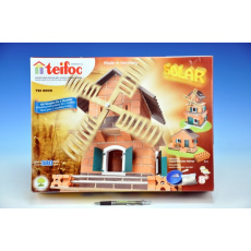 Stavebnice Teifoc Mlýn - solární pohon 380ks v krabici 44x33x11cm Stavebnice Teifoc Mlýn - solární pohon 380ks v krabici 44x33x11cm