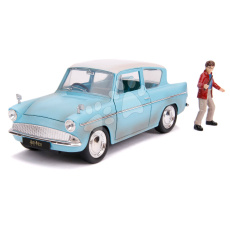 Jada Autíčko Ford Anglia 1959 s figurkou Harry Potter  kovové s otevíratelnými dveřmi délka 19 cm 1:24