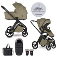 EASYWALKER Set kočárek 2v1 Zoey Go Moss Green XXL Limited s příslušenstvím