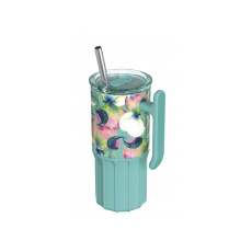 Nerezový termohrnek s brčkem Umi Waterfall Garden 720 ml Nerezový termohrnek s brčkem Umi Waterfall Garden 720 ml