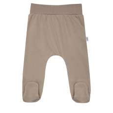 Kojenecké bavlněné polodupačky New Baby BrumBrum latte Kojenecké bavlněné polodupačky New Baby BrumBrum latte