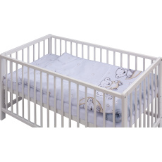 Scarlett Dětská postýlka s kompletní výbavou Scarlett Toro 120 x 60 cm - šedá Scarlett Dětská postýlka s kompletní výbavou Scarlett Toro 120 x 60 cm - šedá