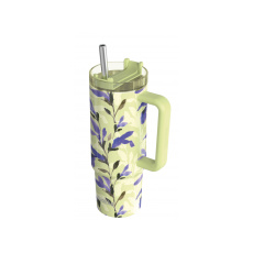 Nerezový termohrnek s brčkem Stream Matcha 950 ml