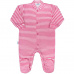Kojenecký overal New Baby Classic II s růžovými pruhy