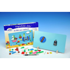 Magnetické dílky Krtek na cestách dřevo 31ks v krabici 34x23x3cm Magnetické dílky Krtek na cestách dřevo 31ks v krabici 34x23x3cm
