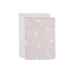 Žínky 2 ks Dotted Rabbit Nougat