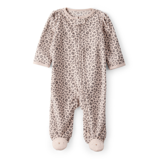CARTER'S Overal na zip fleece Sleep & Play print Leopard dívka 6m/vel.68 CARTER'S Overal na zip fleece Sleep & Play print Leopard dívka 6m/vel.68