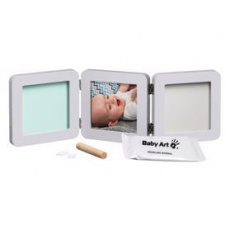 BABY ART Dvojitý rámeček na otisky + foto - Pastel
