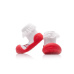 ATTIPAS Botičky Ballet AB01 Red XL vel.22,5, 126-135 mm