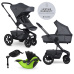 EASYWALKER Kočárek kombinovaný Harvey⁵ Premium 2v1 Mineral Grey LITE AIR + KIDDY Evoluna i-size 2