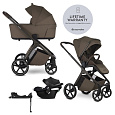 EASYWALKER Set kočárek 4v1 Zoey Go Chestnut Brown + CBX Aton B2 i-Size + CYBEX Base One