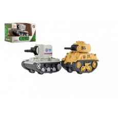 Tank plast 7cm na zpětné natažení 2 barvy v krabičce 11x7x6,5cm Tank plast 7cm na zpětné natažení 2 barvy v krabičce 11x7x6,5cm