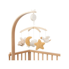 Hudební kolotoč dřevěný Newborn Naturals
