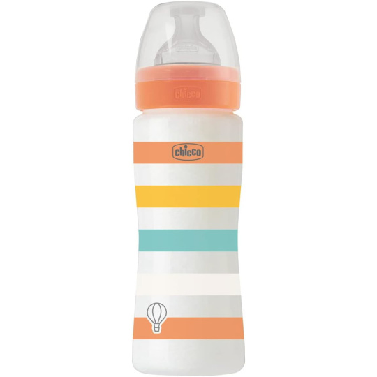 CHICCO Láhev kojenecká Well-being silikon 330 ml uni