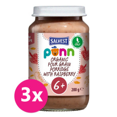 3x SALVEST Põnn BIO Maliny s cereáliemi 200 g