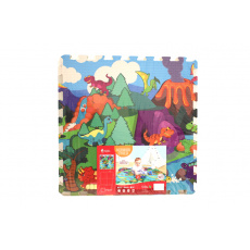 WIKY Bloky měkké na podlahu dinosauři 118x118 cm WIKY Bloky měkké na podlahu dinosauři 118x118 cm