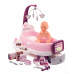 Smoby SM220347 Pečovatelské centrum elektronické Violette Baby Nurse  s 30 cm čurající panenkou a 24 doplňky