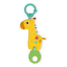 BRIGHT STARTS Hračka s melodií na C kroužku Tug Tunes™ žirafa 0m+ BRIGHT STARTS Hračka s melodií na C kroužku Tug Tunes™ žirafa 0m+