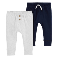 CARTER'S Tepláky Grey&Navy kluk LBB 2ks 24m