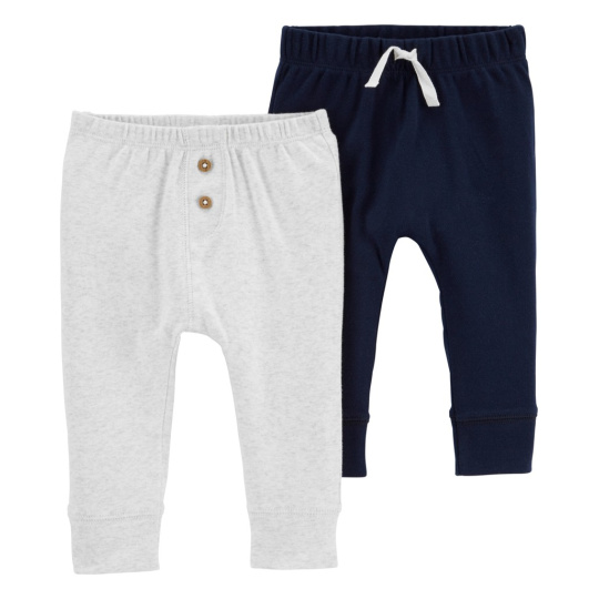 CARTER'S Tepláky Grey&Navy kluk LBB 2ks 24m